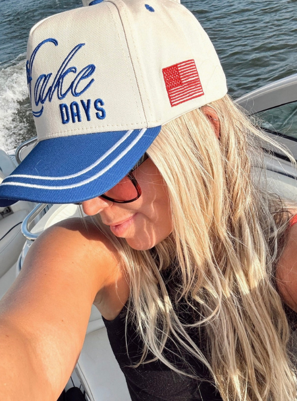 More Lake Days - Royal Blue Vintage Trucker Hat