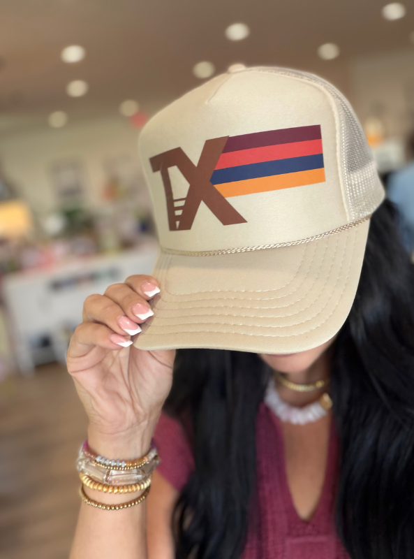 TX Fall Khaki Trucker Hat