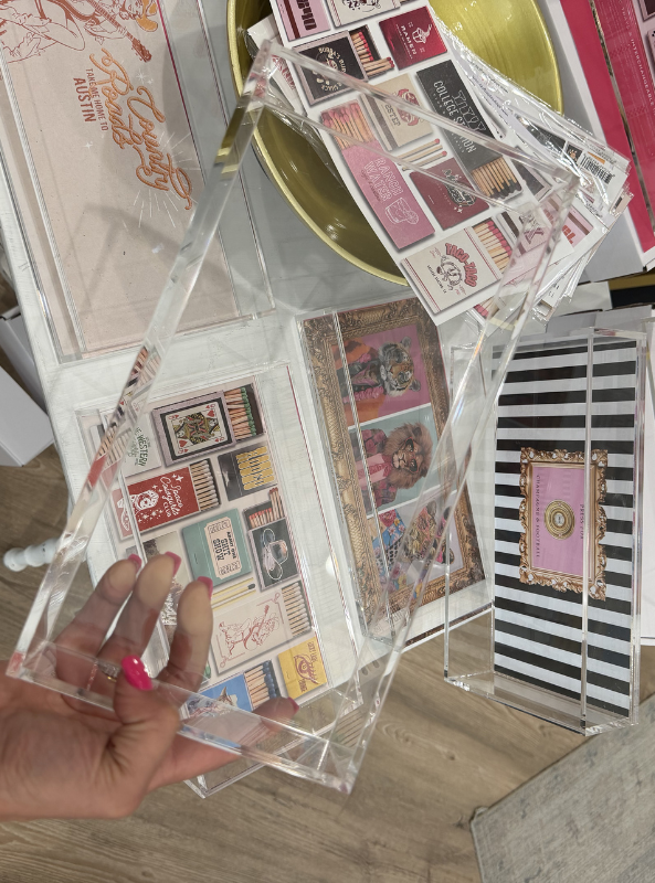 Acrylic Trinket Tray- Blank