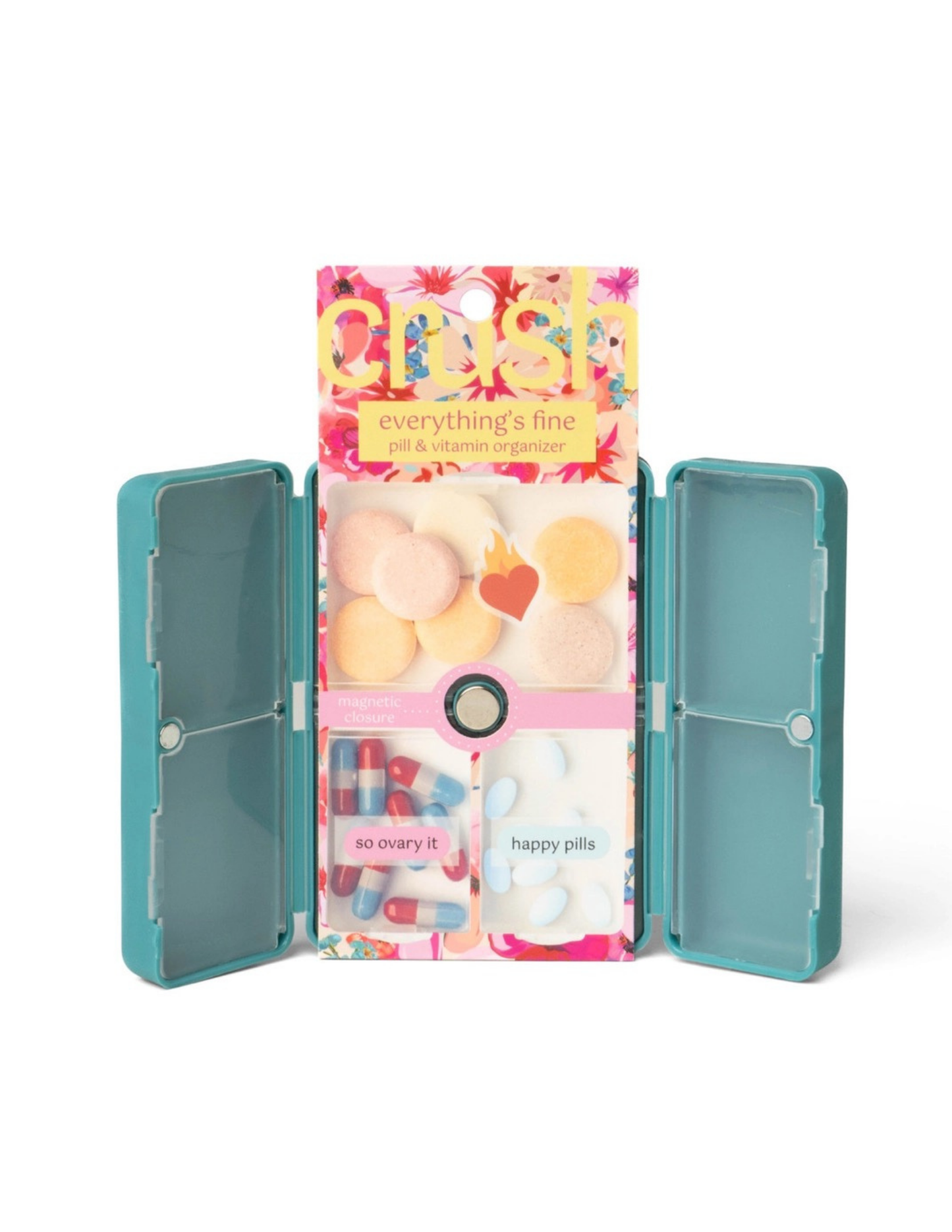 Crush Everything's Fine Pill & Vitamin Case