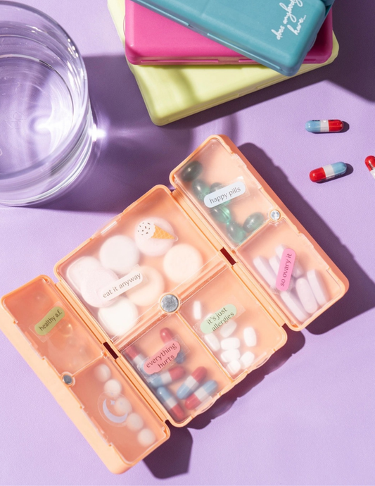 Crush Everything's Fine Pill & Vitamin Case