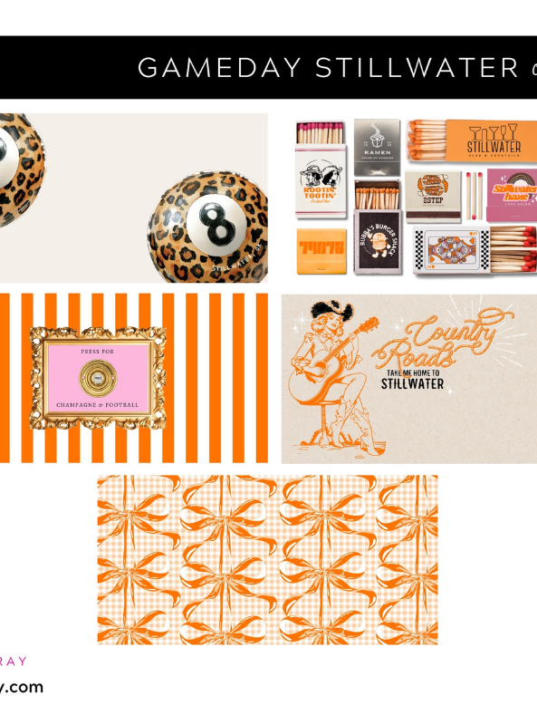Gameday Trinket Tray Insert- Stillwater