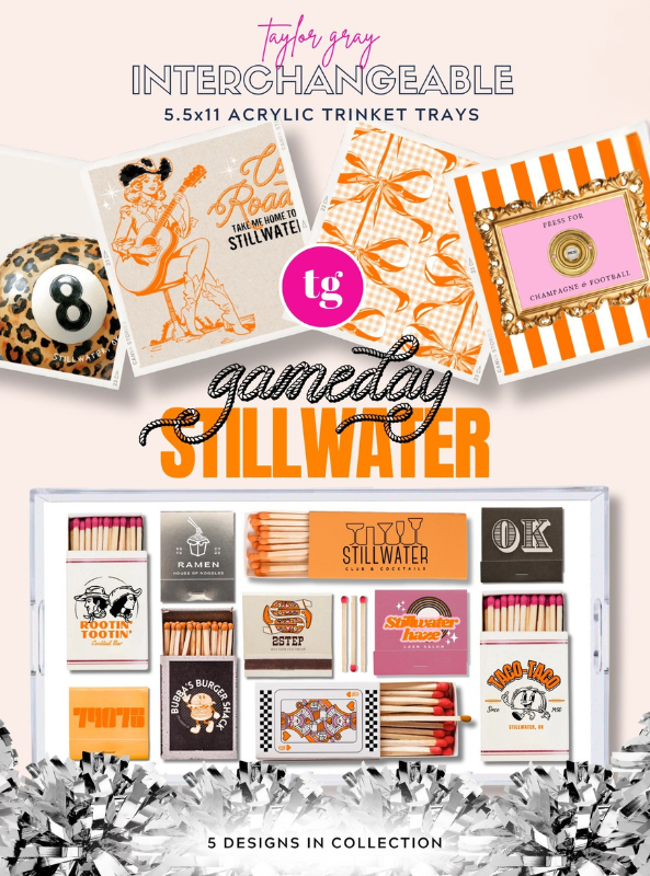 Gameday Trinket Tray Insert- Stillwater