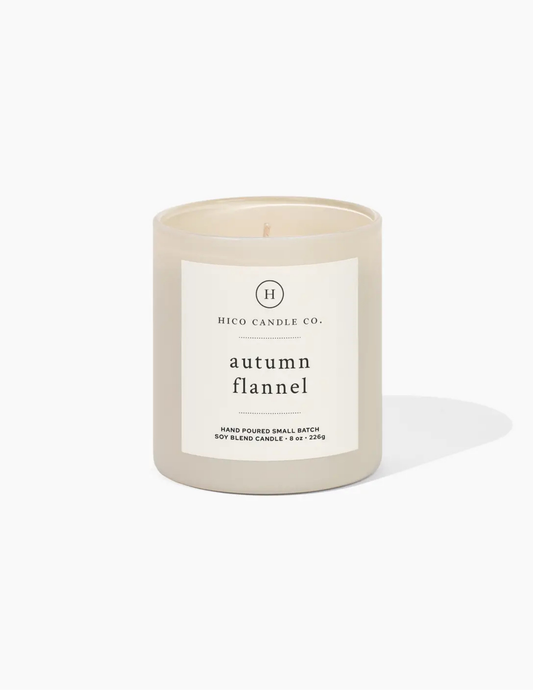 Hico Candle Co. Autumn Flannel - 8oz. Candle - Tres Chic Boutique
