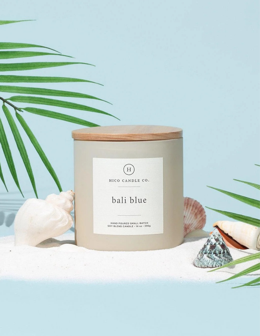 Hico Candle Co.- Bali Blue 14oz Candle
