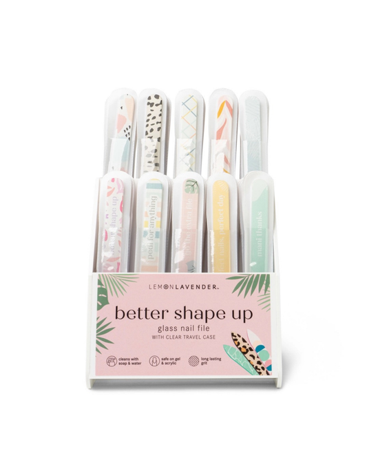 Lemon Lavender Glass Nail Files