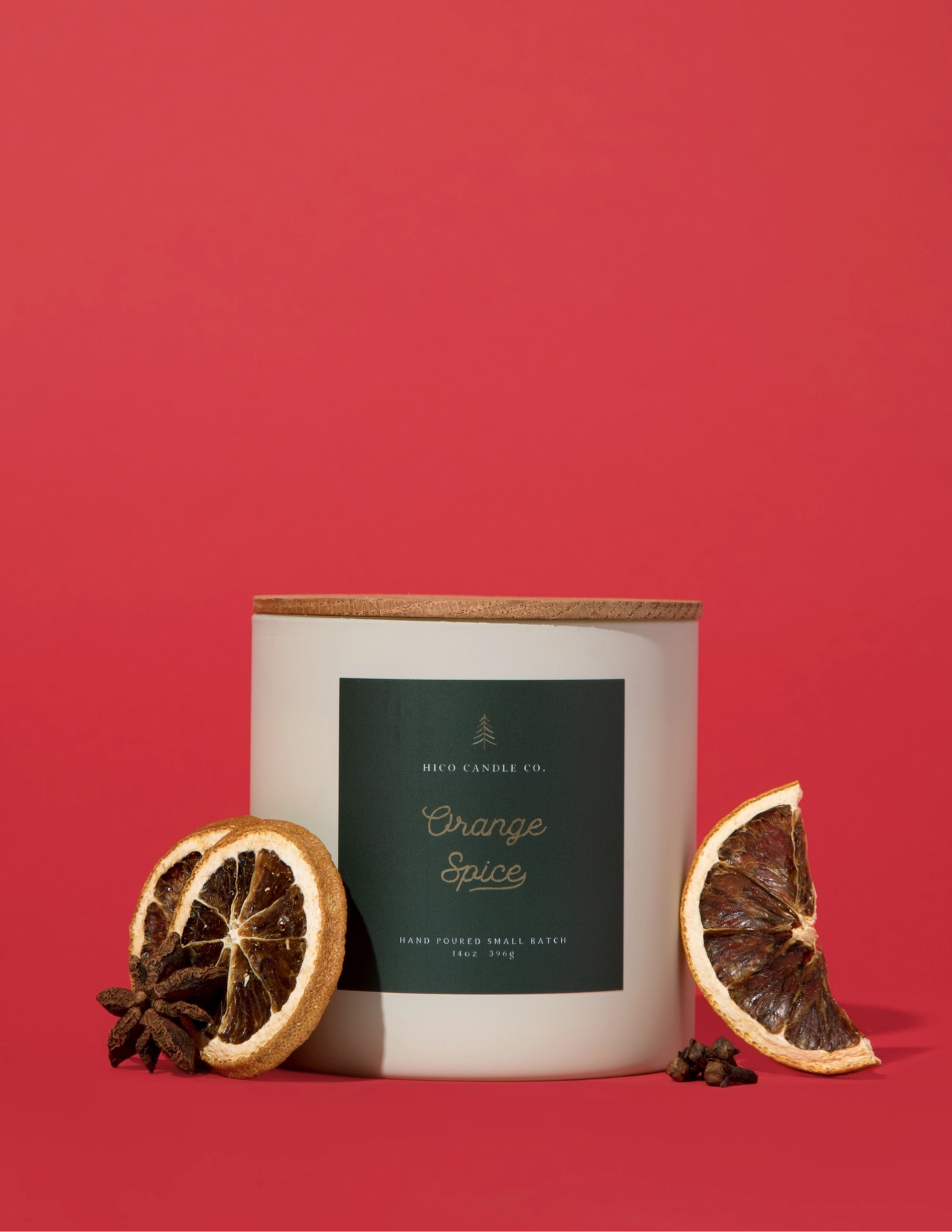 Hico Candle Co.- Orange Spice - 14oz. Candle