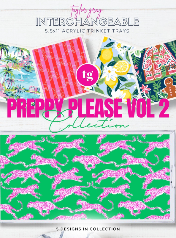 Preppy Please-11x5.5 Interchangeable Inserts