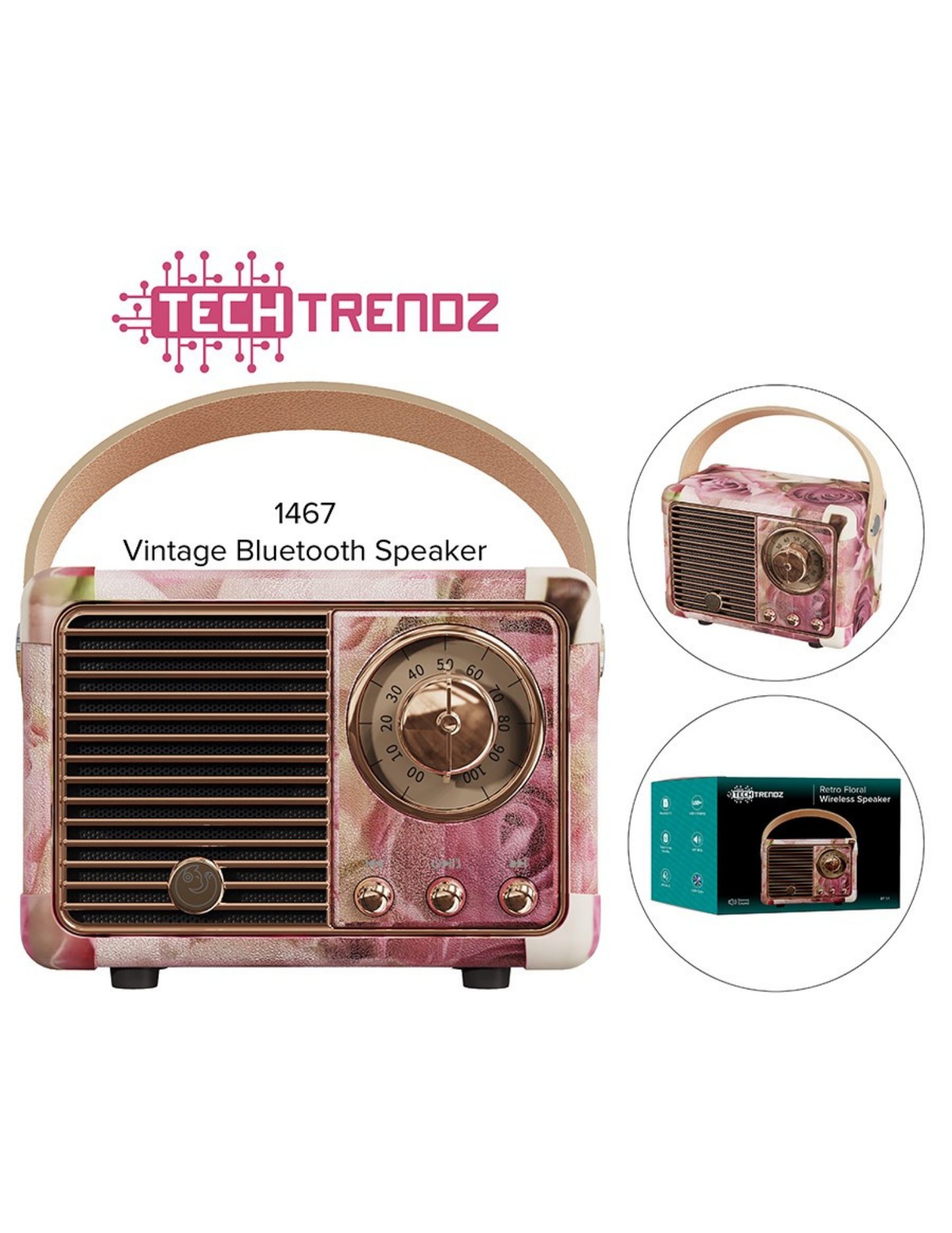 Retro Mini Wireless Speaker