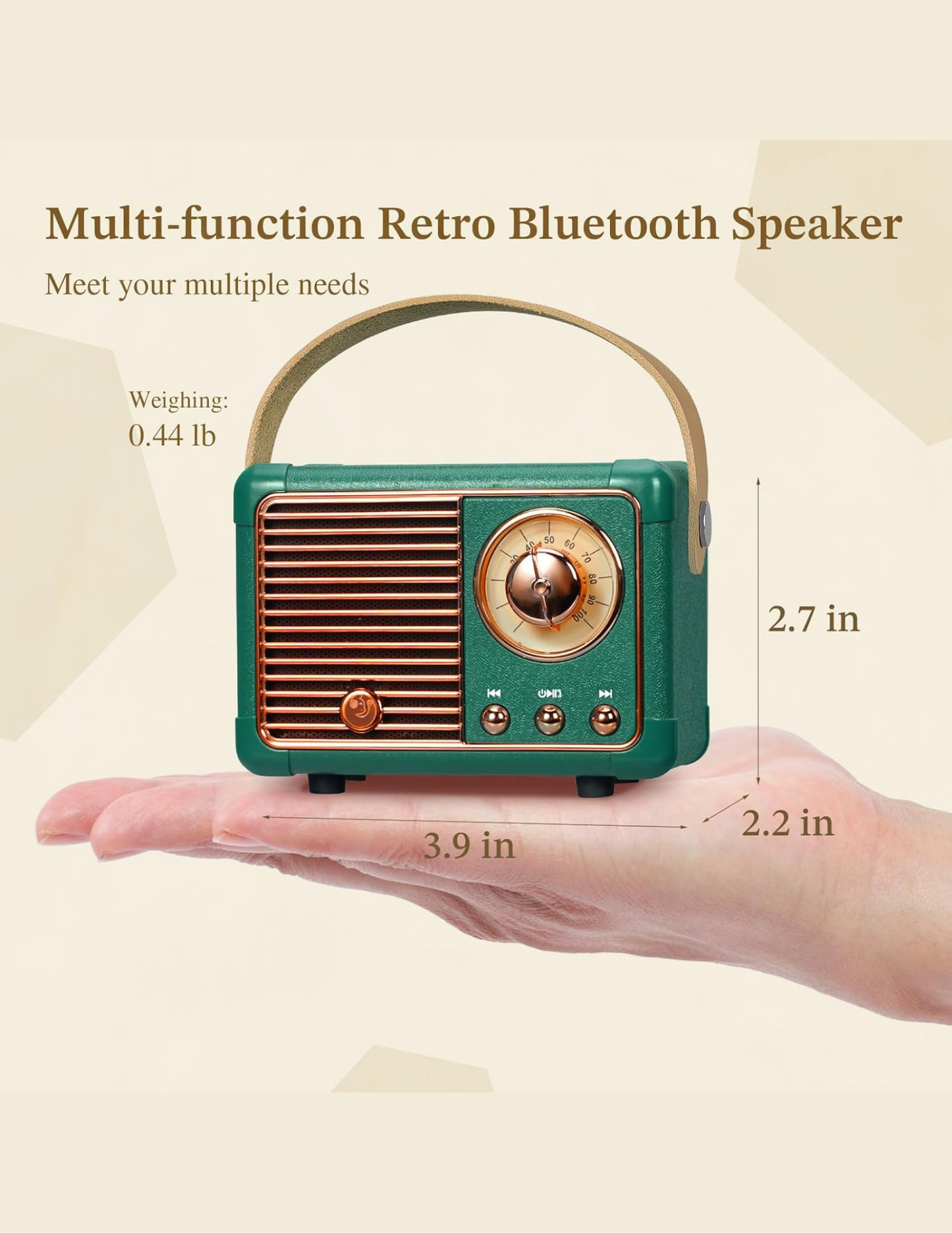 Retro Mini Wireless Speaker