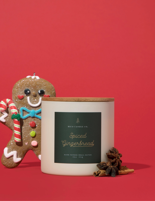 Hico Candle Co.- Spiced Gingerbread - 14oz. Candle