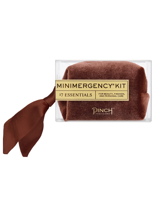 Pinch Provisions- Brown Velvet Scarf Minimergency Kit