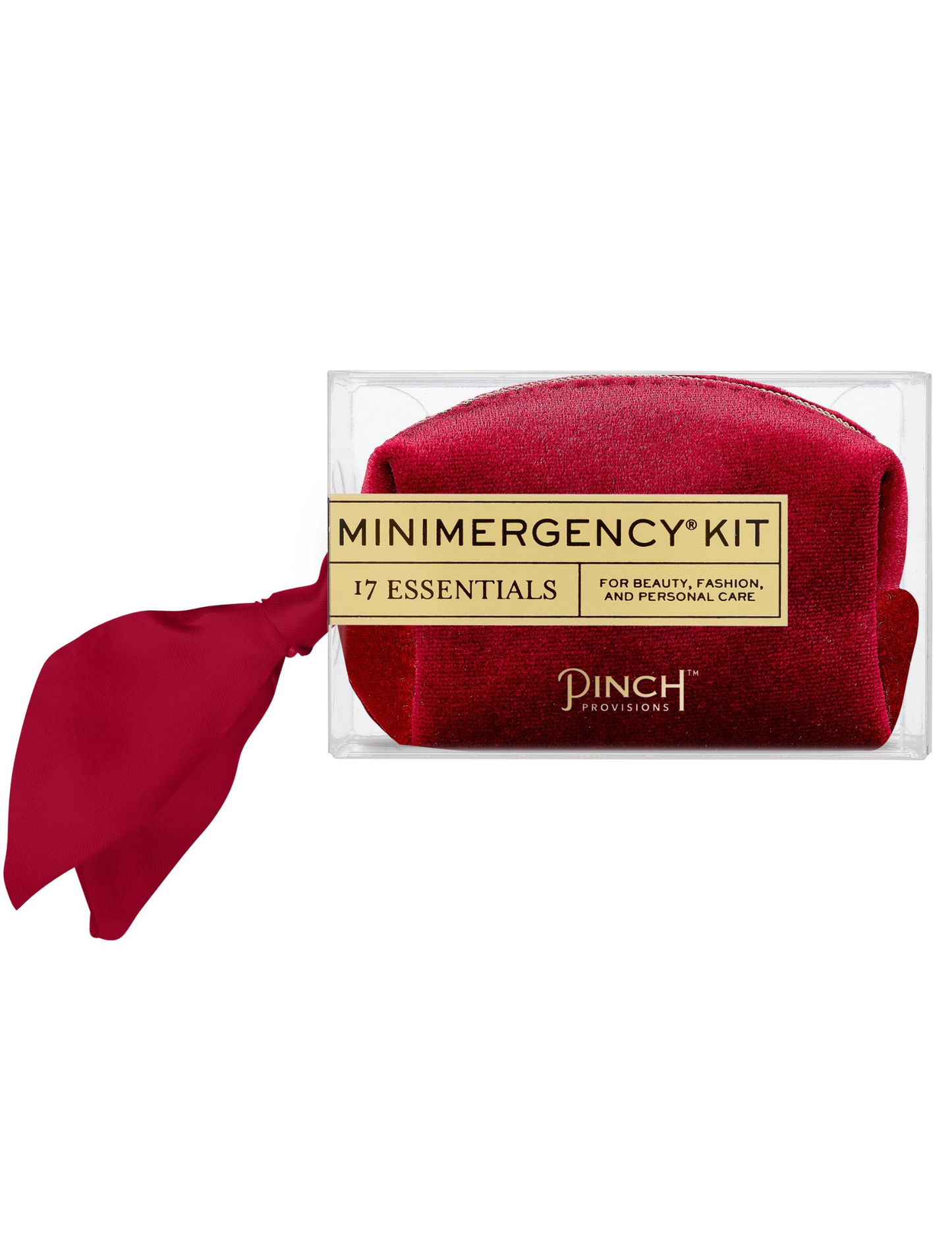Pinch Provisions- Oxblood Velvet Scarf Minimergency Kit