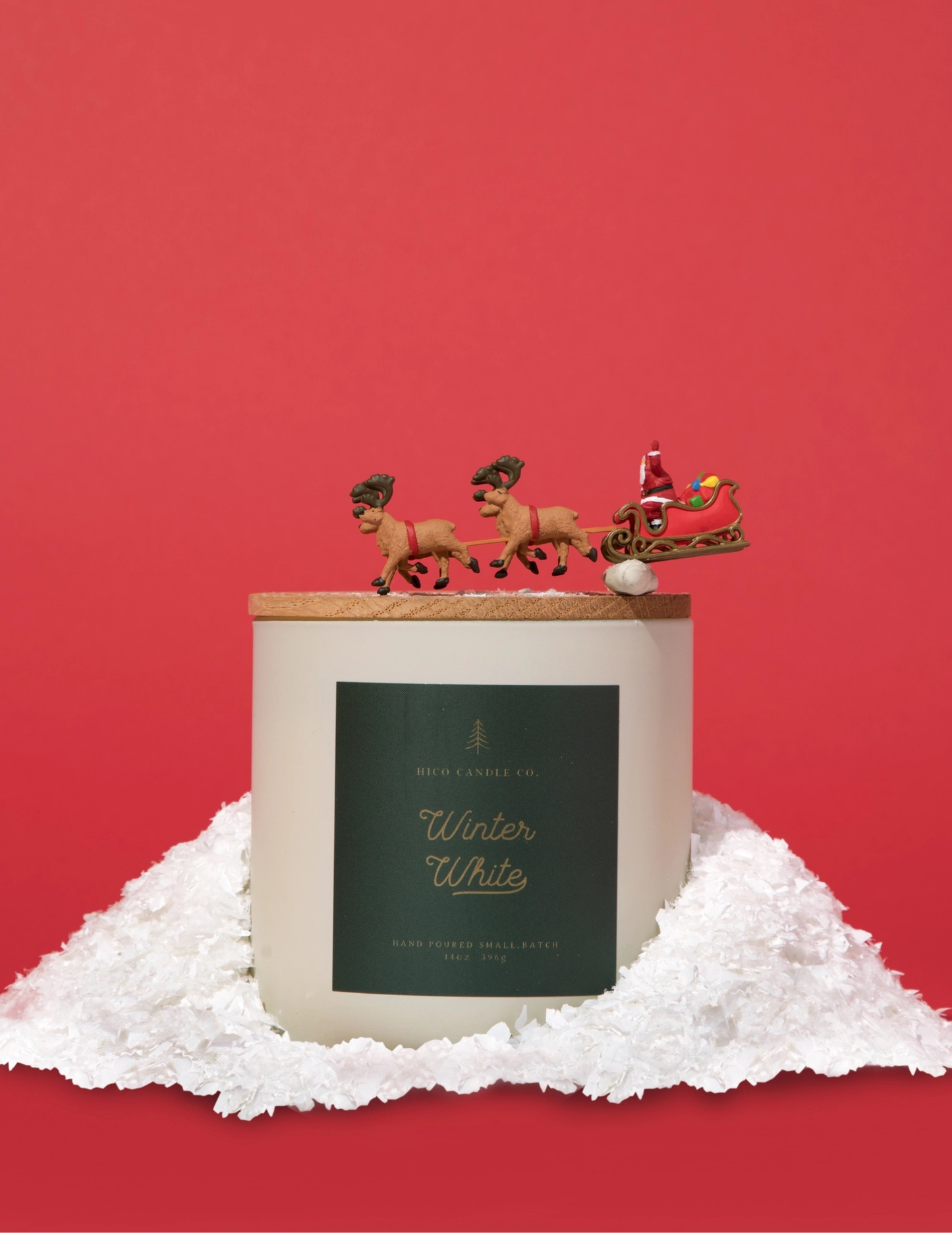 Hico Candle Co.- Winter White - 14oz. Candle