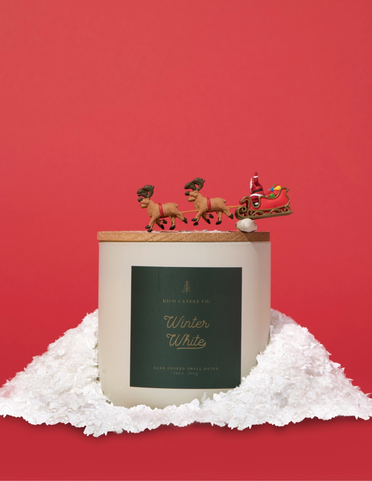 Hico Candle Co.- Winter White - 14oz. Candle