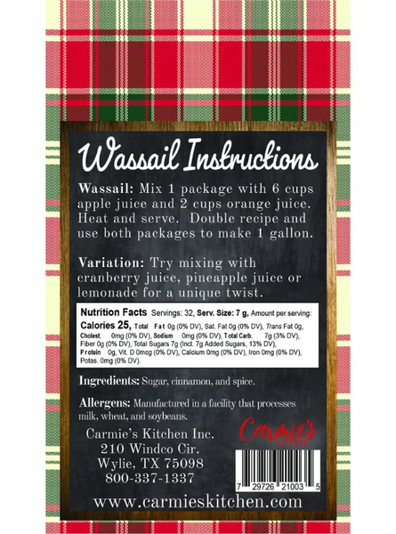 Wassail Spiced Cider Mix