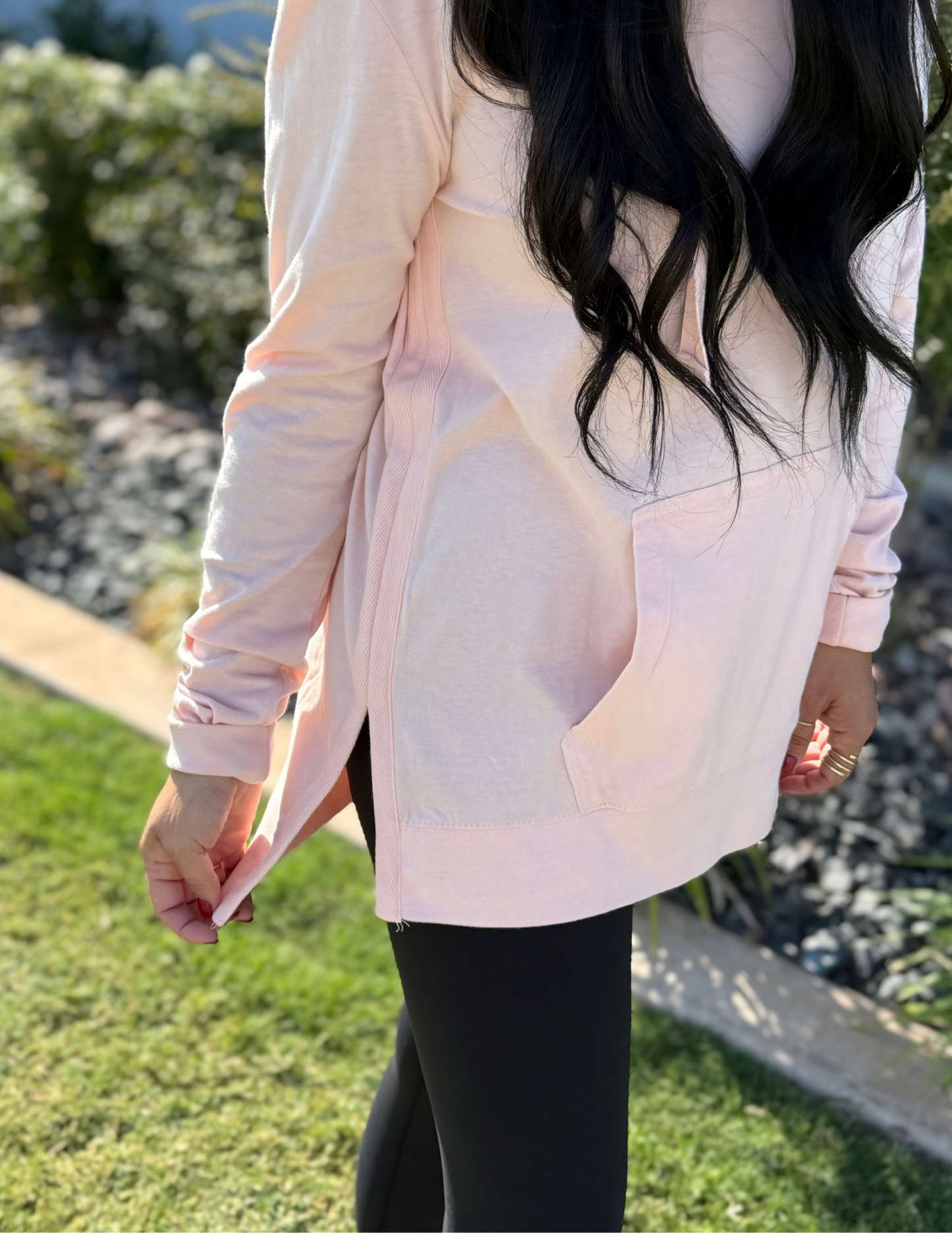 Jones Hoodie- Baby Pink - Tres Chic Boutique