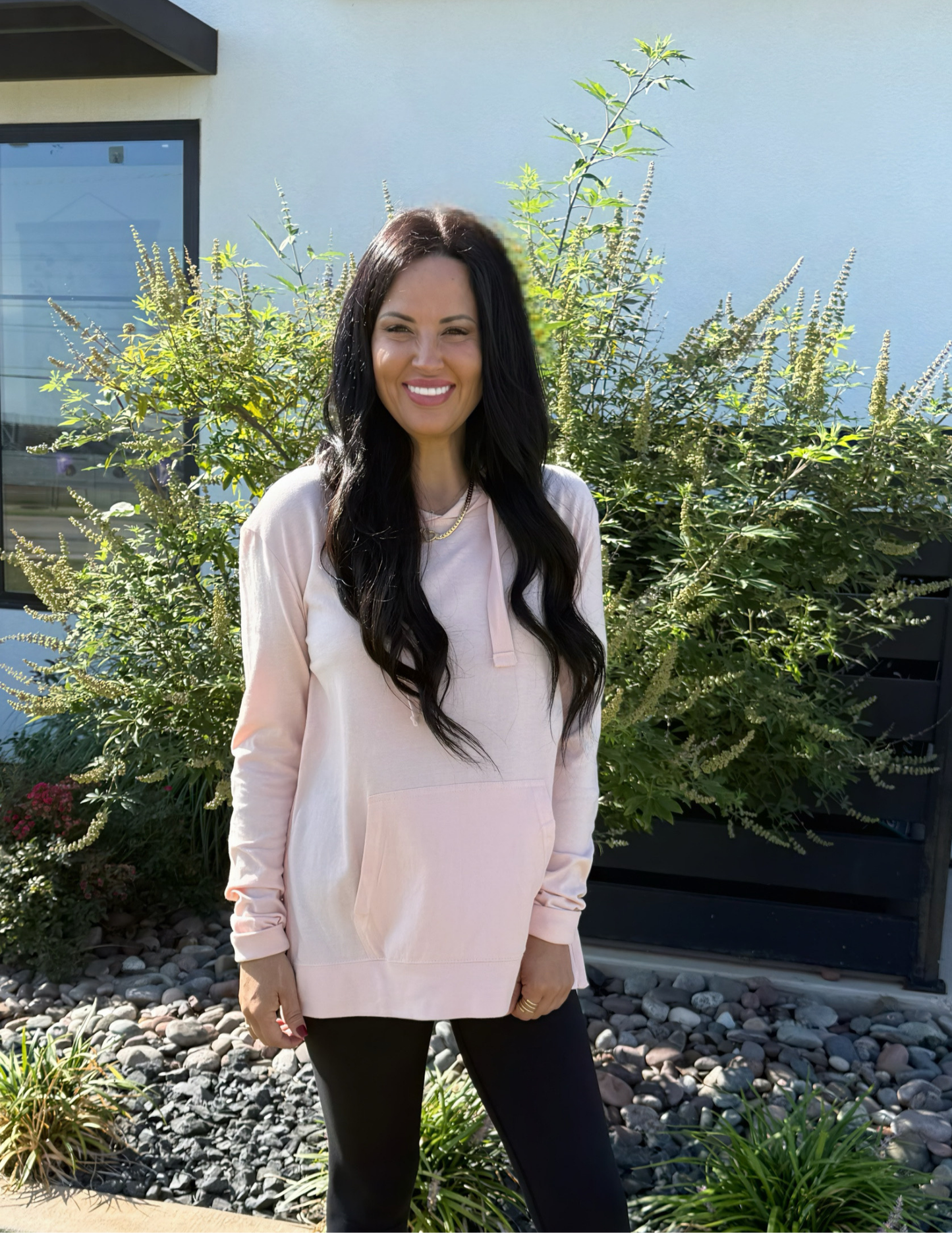 Jones Hoodie- Baby Pink - Tres Chic Boutique