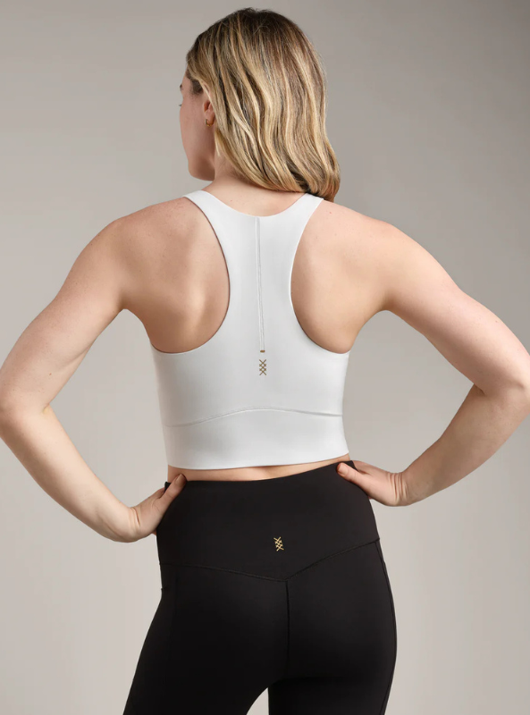 Rhone Apparel- Revive Longline Bra- Snow White