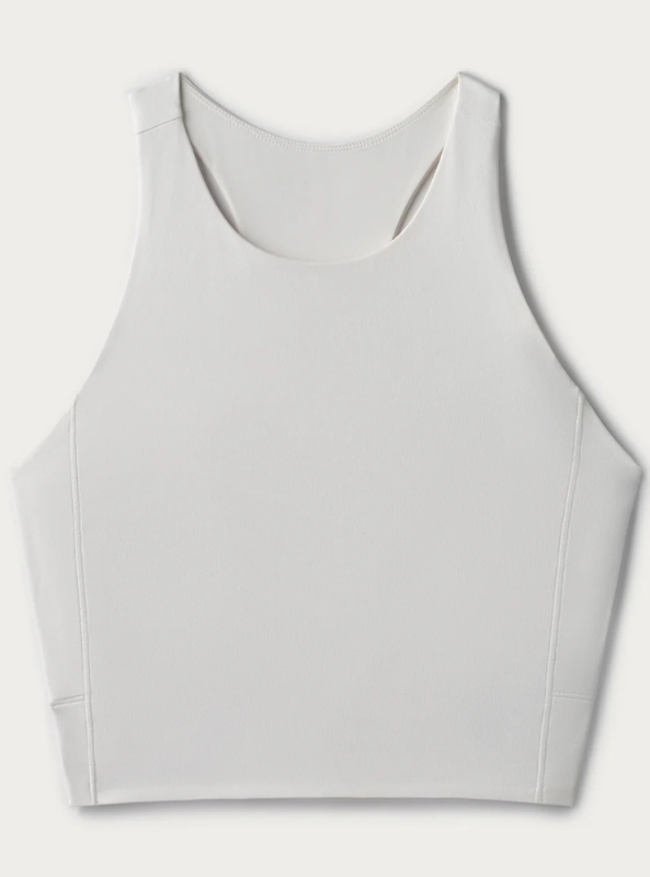 Rhone Apparel- Revive Longline Bra- Snow White
