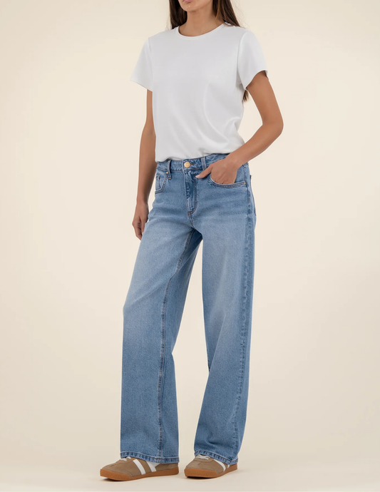 Selena Baggy Low Rise Straight Leg-Bravery