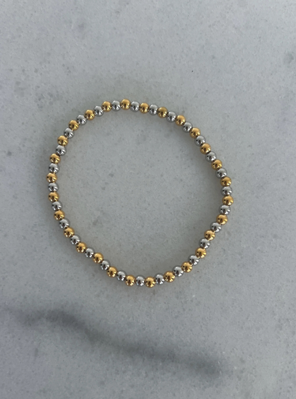 Two Toned Beaded Bracelet