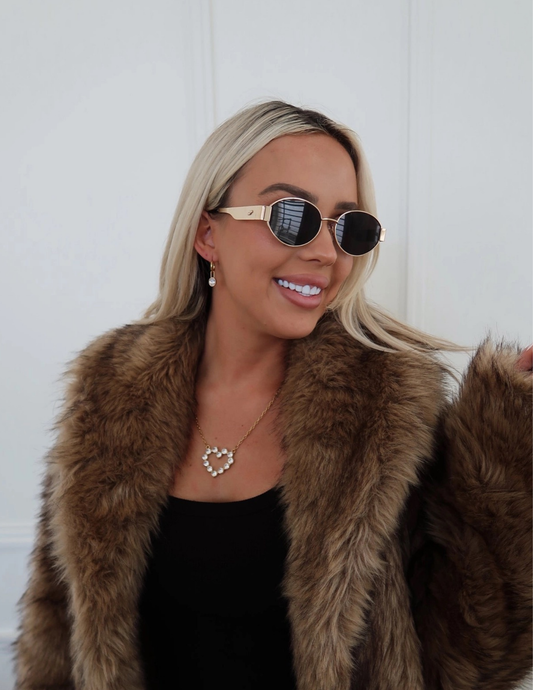 Large Diamond Heart Necklace ￼