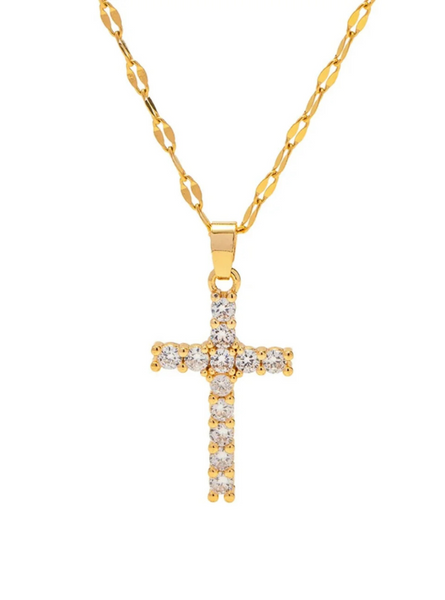 Sparkle Cross Necklace