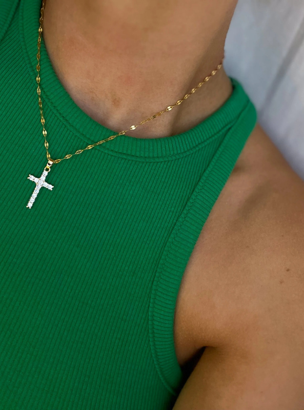 Sparkle Cross Necklace