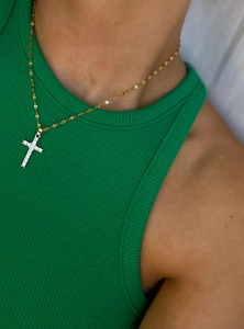 Sparkle Cross Necklace