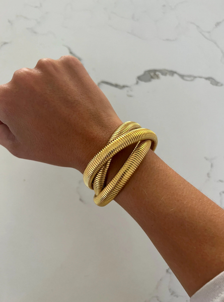 Triple Gold Emma Bracelet