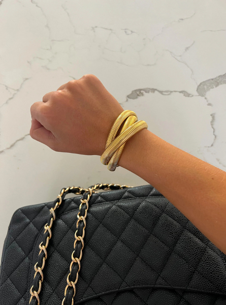 Triple Gold Emma Bracelet