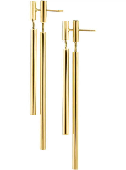 Double Bar Earring - Tres Chic Boutique