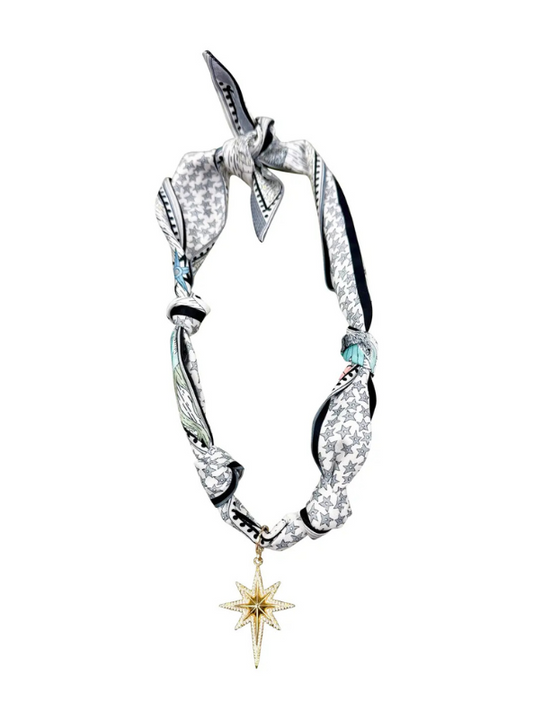 Starry Night Scarf Necklace