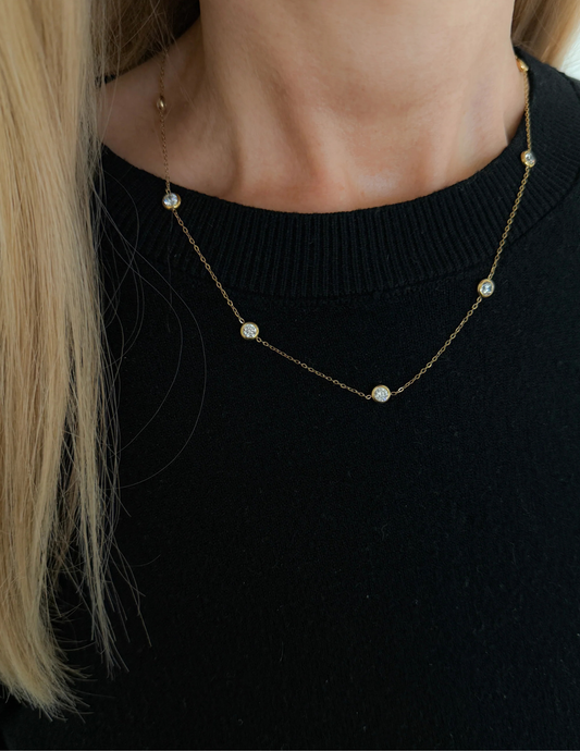 Dainty Diamond Necklace