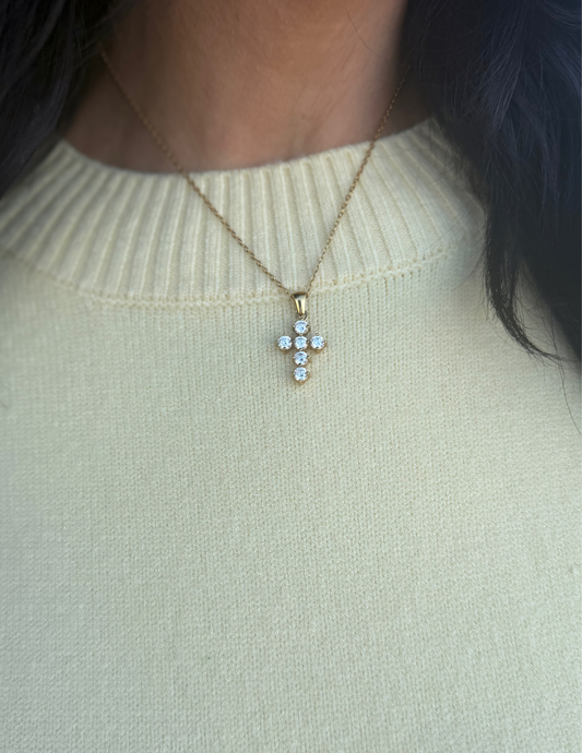 Mini Cross Necklace Waterproof