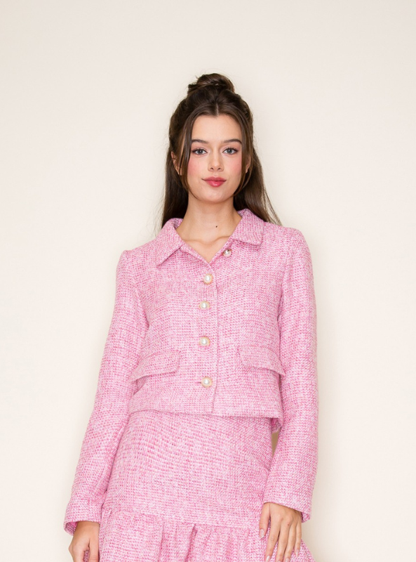 Lovely Pink Tweed Jacket