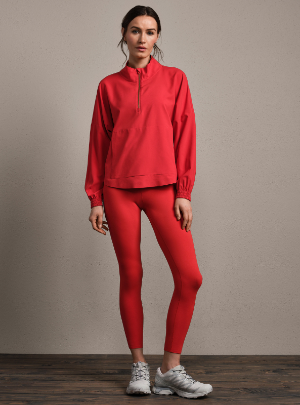 Rhone Apparel- Mirage Anorak Cabana Red