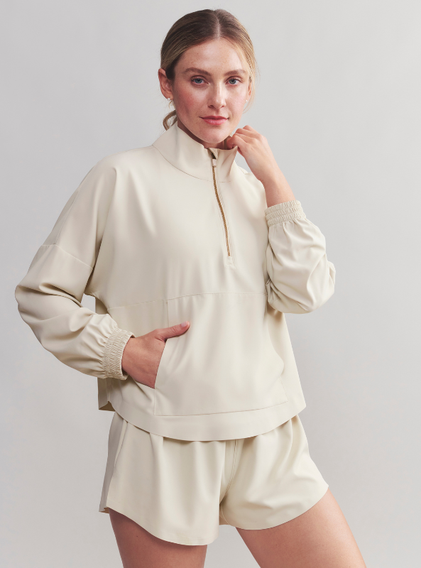Rhone Apparel- Mirage Anorak- Sand