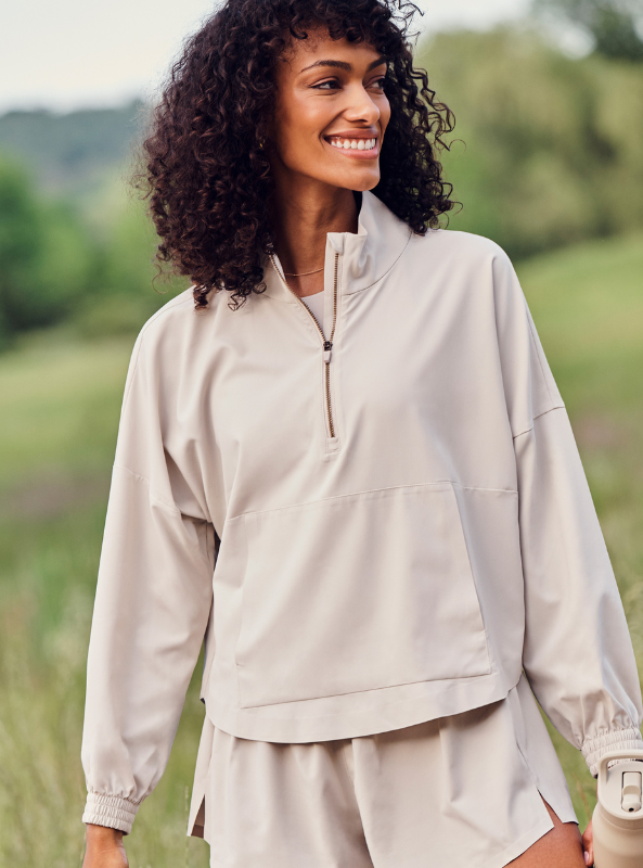 Rhone Apparel- Mirage Anorak- Sand