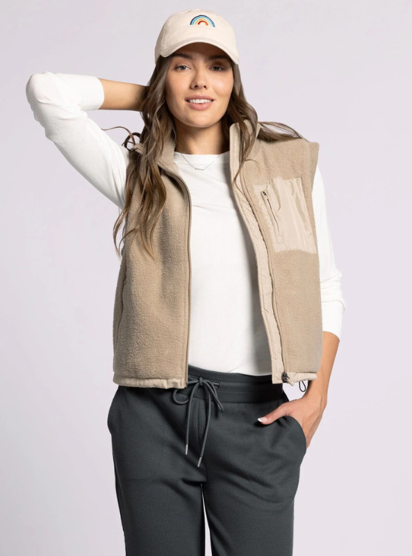 Bretta Vest-Taupe