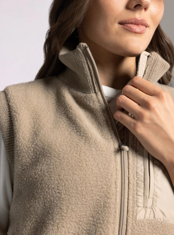 Bretta Vest-Taupe