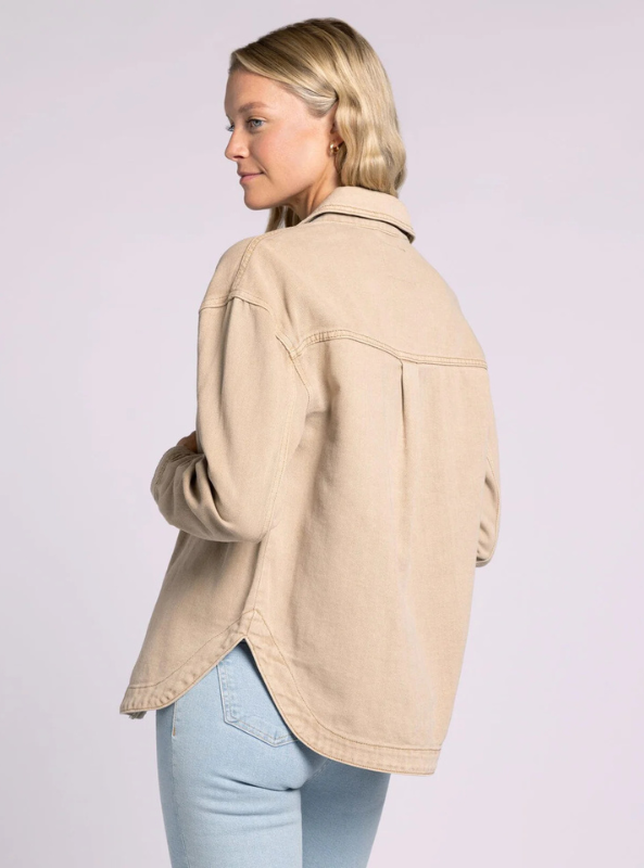 Dakota Jacket- White Pepper