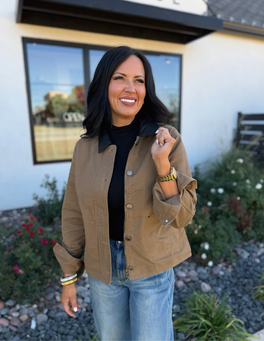 Zola Jacket- Toasted Coconut