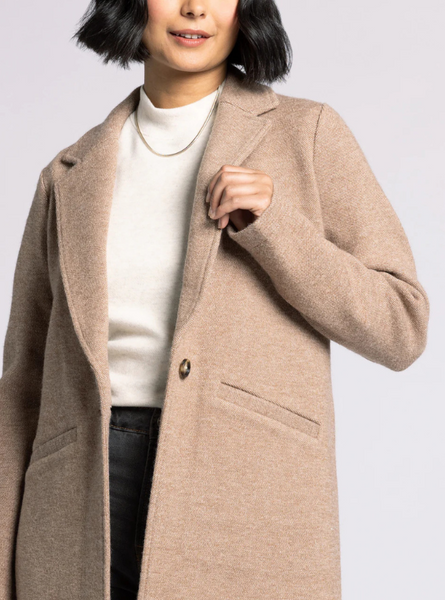 Kenzie Coat- Brown Oat