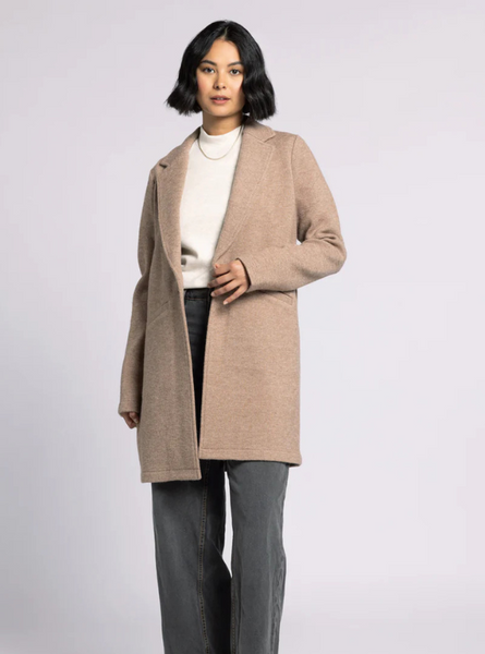 Kenzie Coat- Brown Oat