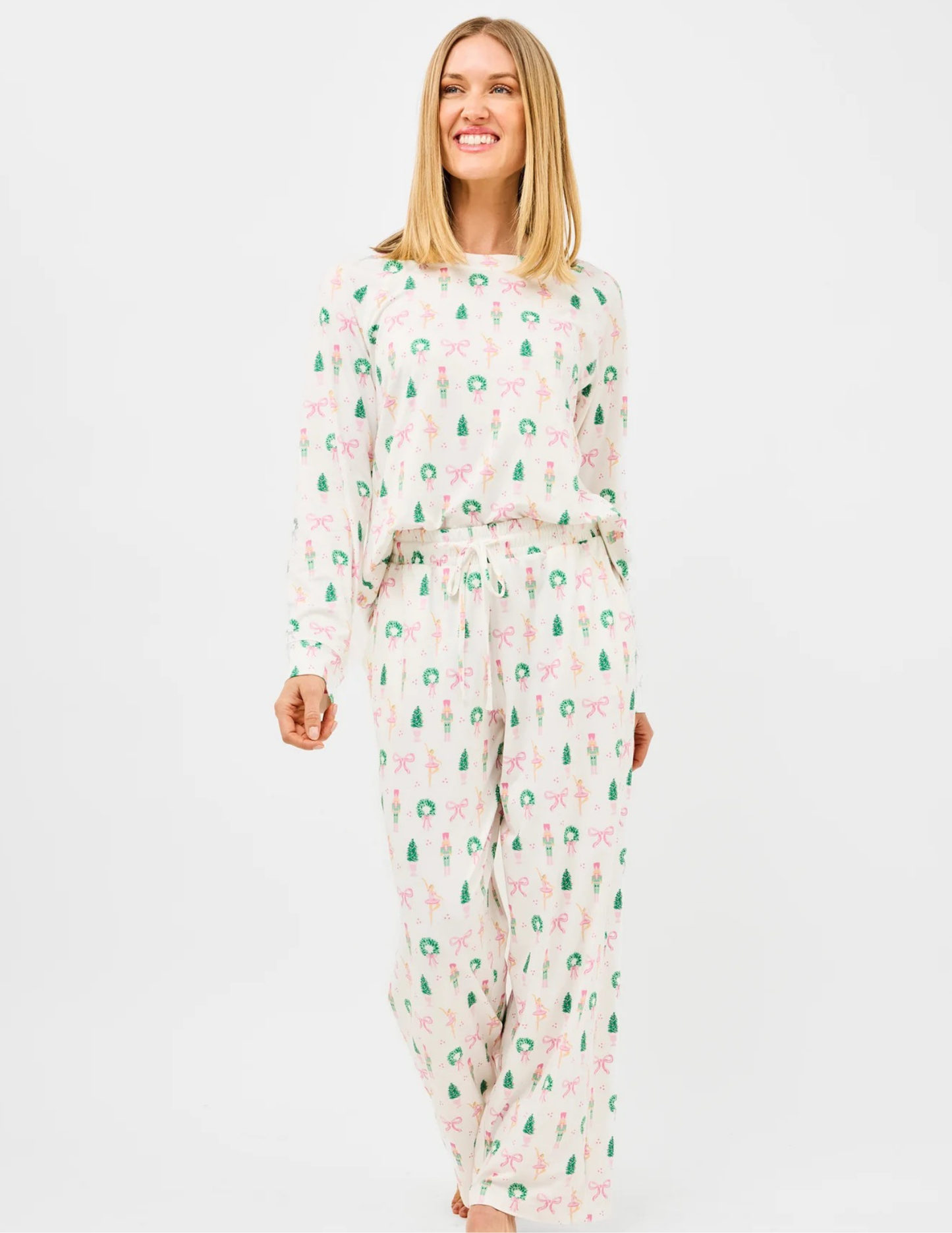 Annie Santa Sugar Plum Dreams Pajama Set