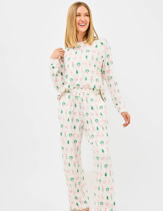 Annie Santa Sugar Plum Dreams Pajama Set