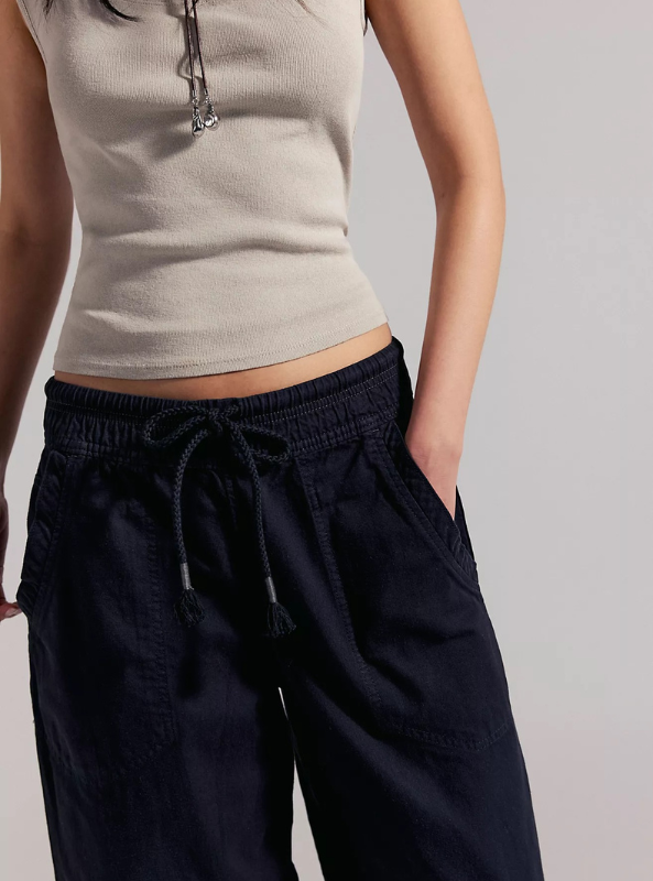 Free People | We The Free Easy Peasy Pull-On Jeans- Black