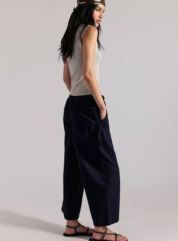 Free People | We The Free Easy Peasy Pull-On Jeans- Black